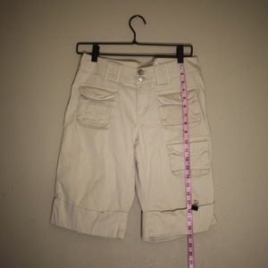 Live a Little long shorts khaki